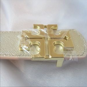 Tory Burch NYOT York saffiano reversible belt